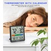 Geevon Digital Indoor Thermometer Hygrometer, Wireless Temperature Humidity Meter with
