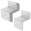 GBGS 10 Pcs Z Brackets,Length 2",Double Angle Clip Bracket for