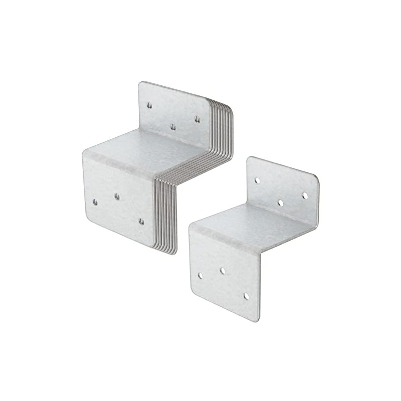 GBGS 10 Pcs Z Brackets,Length 2",Double Angle Clip Bracket for