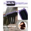 BPTRKOM 1 x Professional Detangling Brush with Spiral Springs -