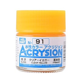 GSI Creo's new water-based acrylic color clear yellow John N-91 (model paint)