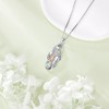 AOBOCO Daughter Necklace Gift from Dad Sterling Silver To My
