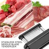 HAOHIZE Meat Tenderiser, 48 Sharp Stainless Steel Needle Blades, Heavy
