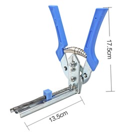 Operitacx Pet Cage Fencing Tool Durable Manual Clamp Pliers for Quick Assembly of Bird Rabbit and Quail Cages Ergonomic Skid Grip Blue