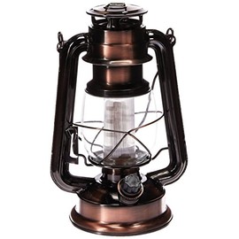 NorthPoint 190462 12 LED Vintage Style Outdoor Lighting Lantern for Multi Purpose Use, Copper