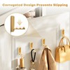 VOSEPO VOSEPO Folding Wall Hook, 4Pcs Foldable Coat Hooks Wall
