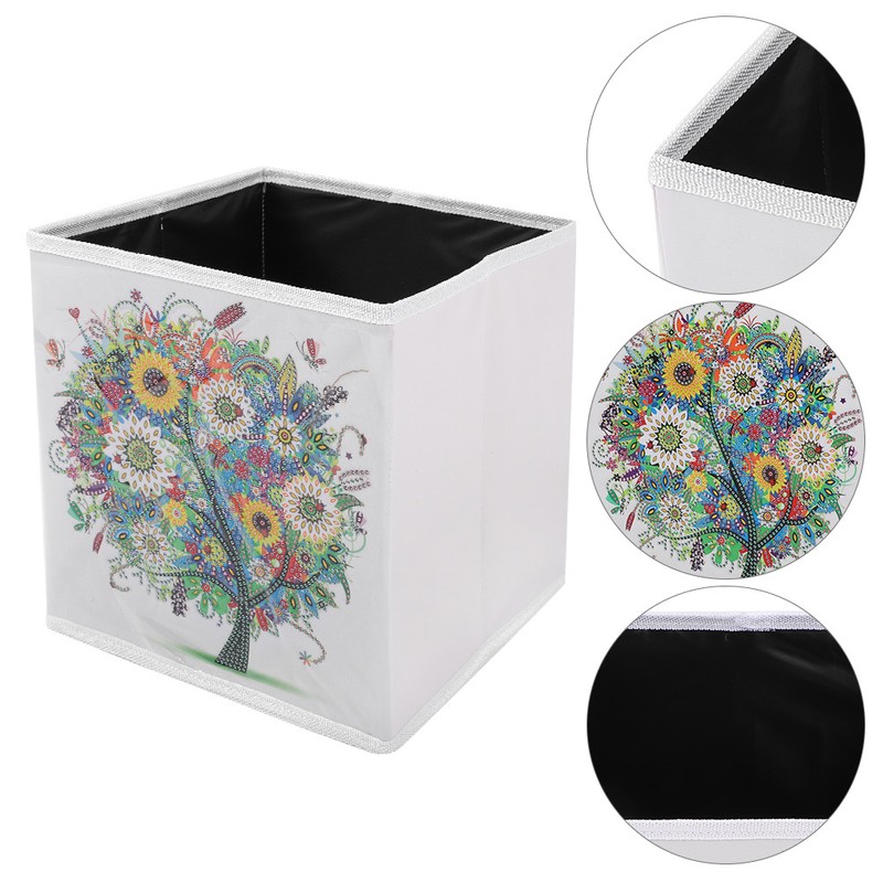 Diamond Painting Tree Storage Box Foldable Resin DIY Painting Kits