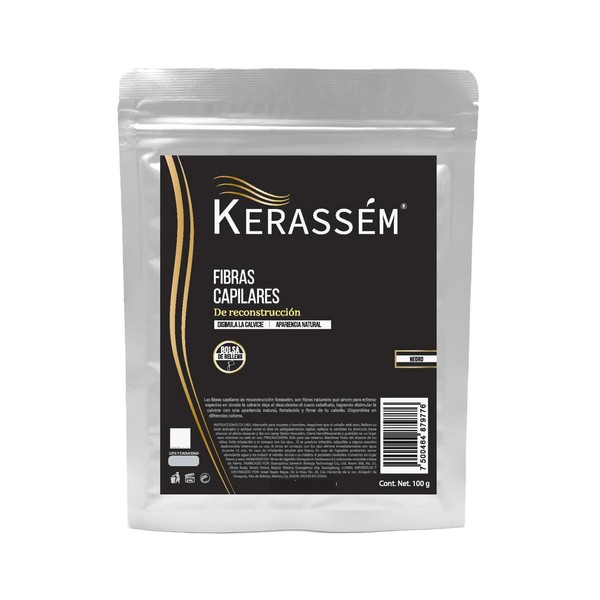 Fibras Capilares 100g Cubre Calvicie Kerassém Varios Tonos - Solución
