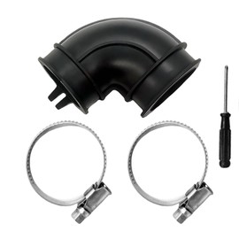 Dishwasher Circulation Pump to Sump Elbow Hose Kit, Fit for GE Dishwasher Replace WD24X33918 AP7219295 4983108 28877182 Elbow Hoses, Includes 2PC Clamps and 1PCS screwdriver