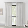 Thermasheer Weathershield Insulated Sheer Rod Pocket Curtain Panel 50 x