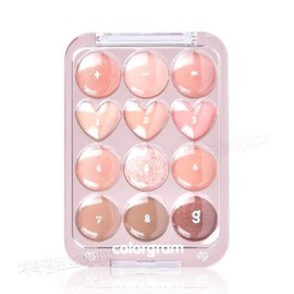 Colorgram [컬러그램] 컬러그램 눈토리얼 아이 팔레트 01 피치더하기코랄은사랑 Colorgram Eye Tutorial Palette 01 Peach Plus Coral is Love