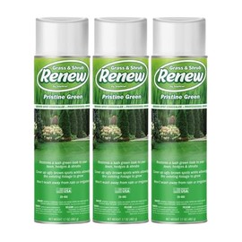 ‎Seymour Paint 20-602 Grass and Shrub Renew, Pristine Green – Professional-Grade Brown Spot Concealer, Easy Point and Spray Application (17 oz). (Pack of 3)