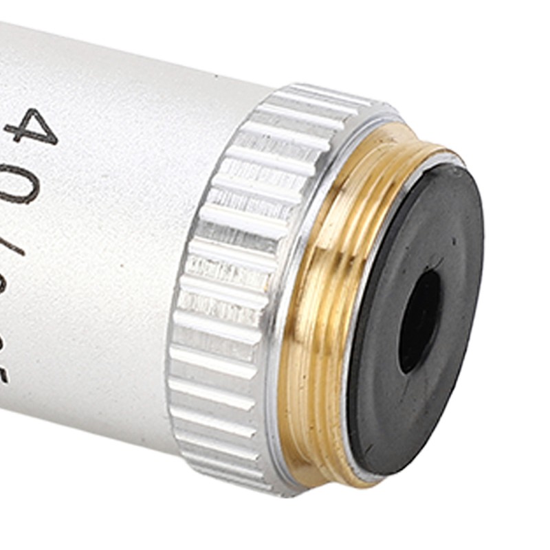 40X Achromatic Objective RMS Size Brass Stainless Steel Auto Rebound