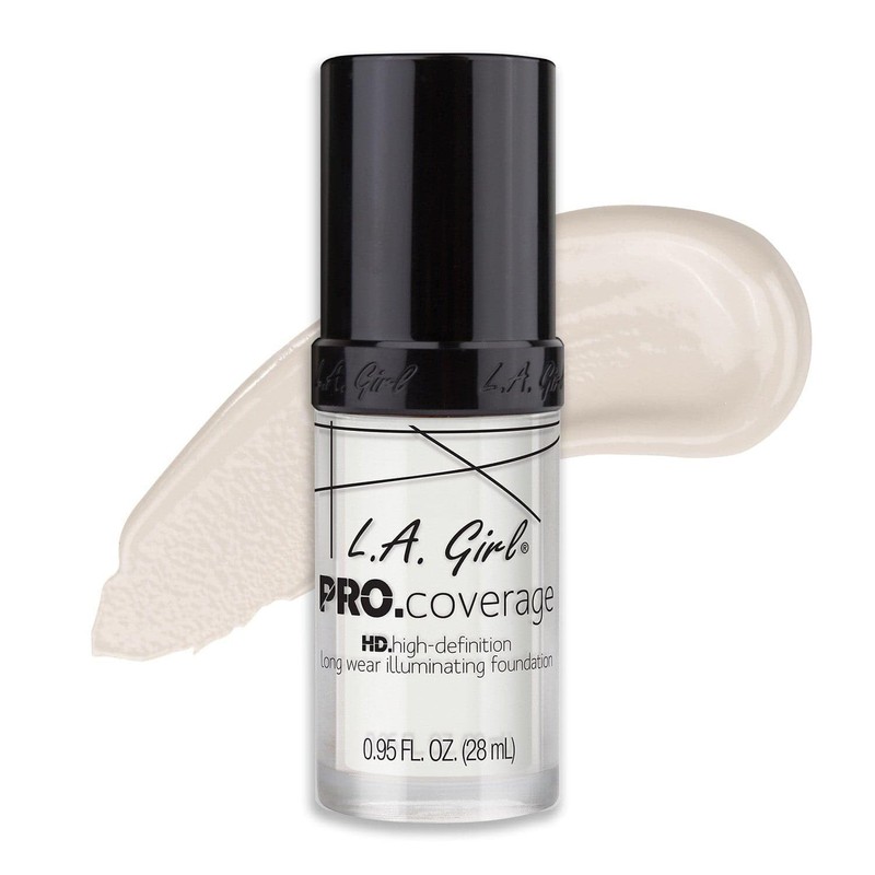L.A. Girl Pro Coverage - Base líquida, Blanco, 0.95 Fl