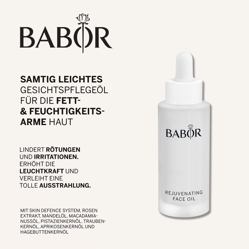 BABOR Classics Rejuvenating Face Oil, Soothing Face Oil for All