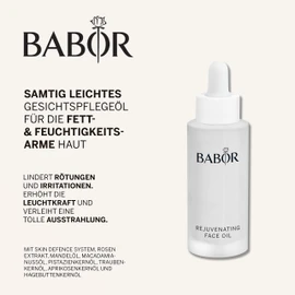 BABOR Classics Rejuvenating Face Oil, Soothing Face Oil for All Skin, For a Youthful Glow, Vegan Formula, Alcohol, No Parabens, 30 ml