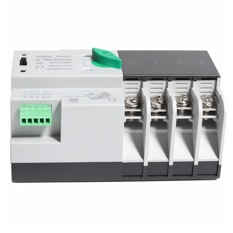 shengbowi 4P Dual Power Automatic Transfer Switch 100A AC220V Switch