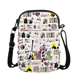 CMNIM Jack and Sally Small Crossbody Bag Nightmare Before Inspired Gifts for Horror Movie Fans Jack Skellington Shoulder Bag, 2549 Sally C, Crossbody Bag