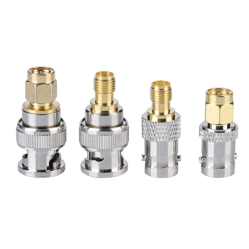 SUNGOOYUE Adaptador BNC Macho, 4PCS Conector de Antena Coaxial BNC