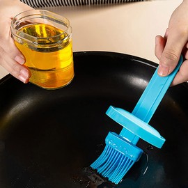 2Pcs Silicone oil bottle brush Silicone Basting Pastry Brush Heat Resistant Silicone Brush for Baking Cooking Grill Spread Oil Butter Sauce