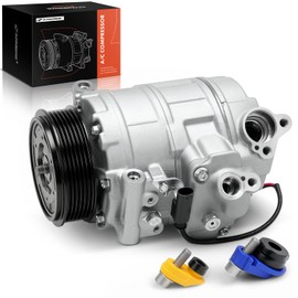 A-Premium Air Conditioner AC Compressor with Clutch Compatible with 325i 330i 2006-2007, 325xi 2006, 328i 328xi 2007, 330xi 2006, Alpina B7 2007-2008, M3 2008-2013, M5 M6 2006-2010, Z4 2009-2010