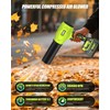 Cordless Leaf Blower with Battery and Charger Lightweight Handheld Electric