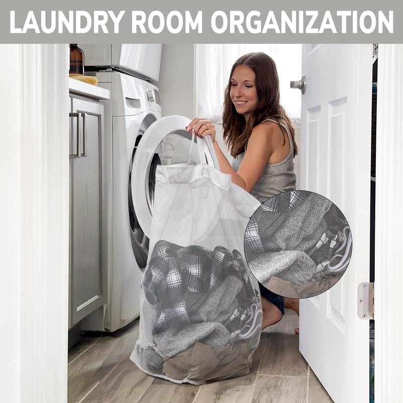 CHICVITA Slim Laundry Hamper with Wheels 75L, Collapsible Rolling Laundry