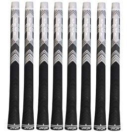 Golf Grips, Club Grips, Set of 8, Interchangeable Non-Slip No Backline, All Weather Performance WOW (Gray, 8 Pack)
