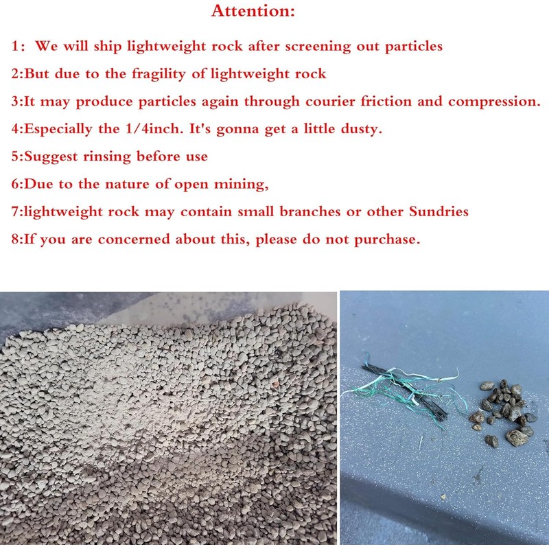 Horticultural Pumice for Plants Professional Sifted (12QT, 1/2 inch)