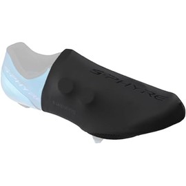 Shimano Clothing Men's, S-PHYRE Half Shoe Cover, Black, Size XL (44-46)