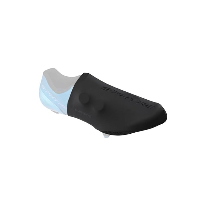 Shimano Clothing Men's, S-PHYRE Half Shoe Cover, Black, Size XL