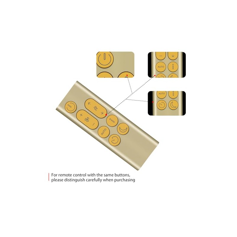 GOUYESHO New Replacement Remote Control for Dyson Fan BP04 BP03