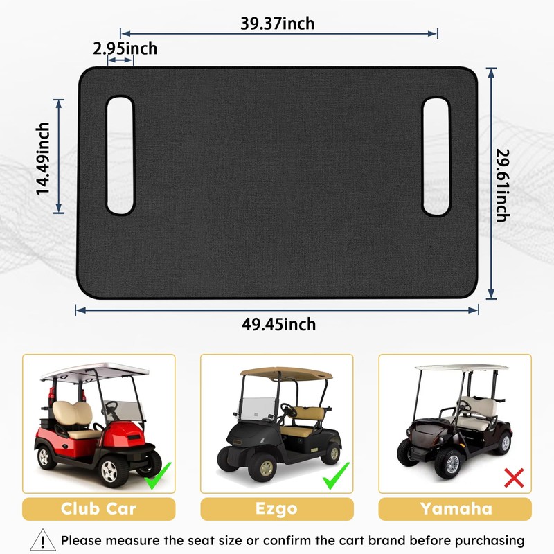 CHENGWEI - Manta para asiento de carrito de golf, Universa