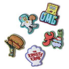Crocs Jibbitz Characters Spongebob 5-Pack One Size