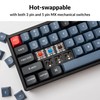 Keychron K6 Pro Wireless Custom Mechanical Keyboard, QMK/VIA Programmable Macro,