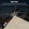 Outdoor Solar Umbrella Lights IP65 Waterproof Timed Function Brightness Adjustable