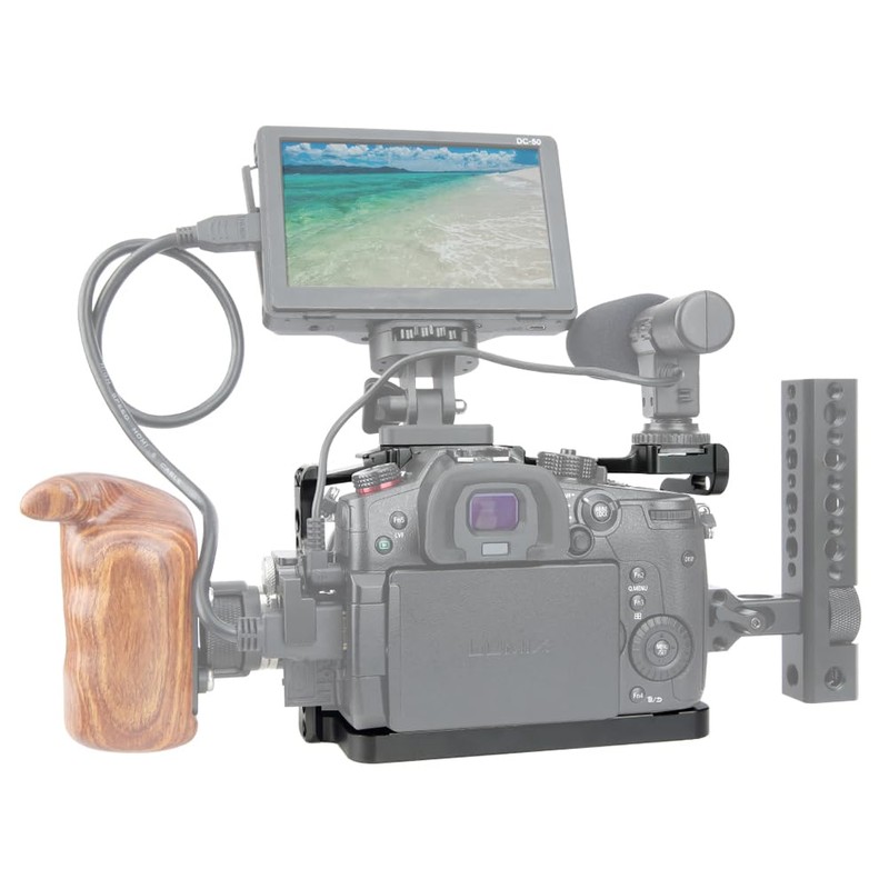 NICEYRIG Camera Cage for Panasoni Lumix G9 GH5 Series, with