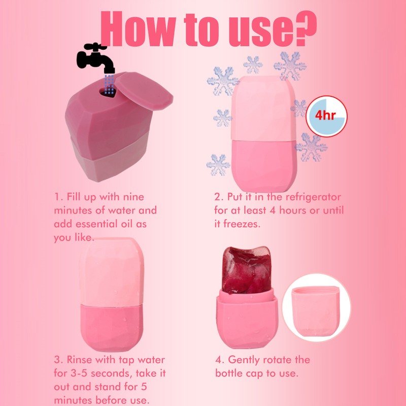 Ice Roller for Face Eliminate Edema Silicone Ice Balls Mould