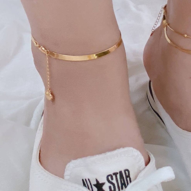 Silver 925 3mm snake rope snake silver anklet mini me