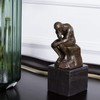 Toperkin Classical Rodin Statue Thinker Bronze Sculpture Home Decor Art