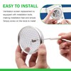CyperFair 2 PCS RV Furnace Vent Screen, Debris-proof Stainless Steel