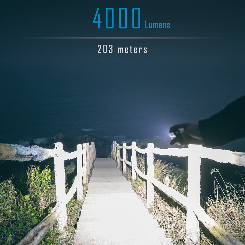 IMALENT LD70 EDC Flashlight Led Rechargeable Torch, Powerful Flashlight 4000