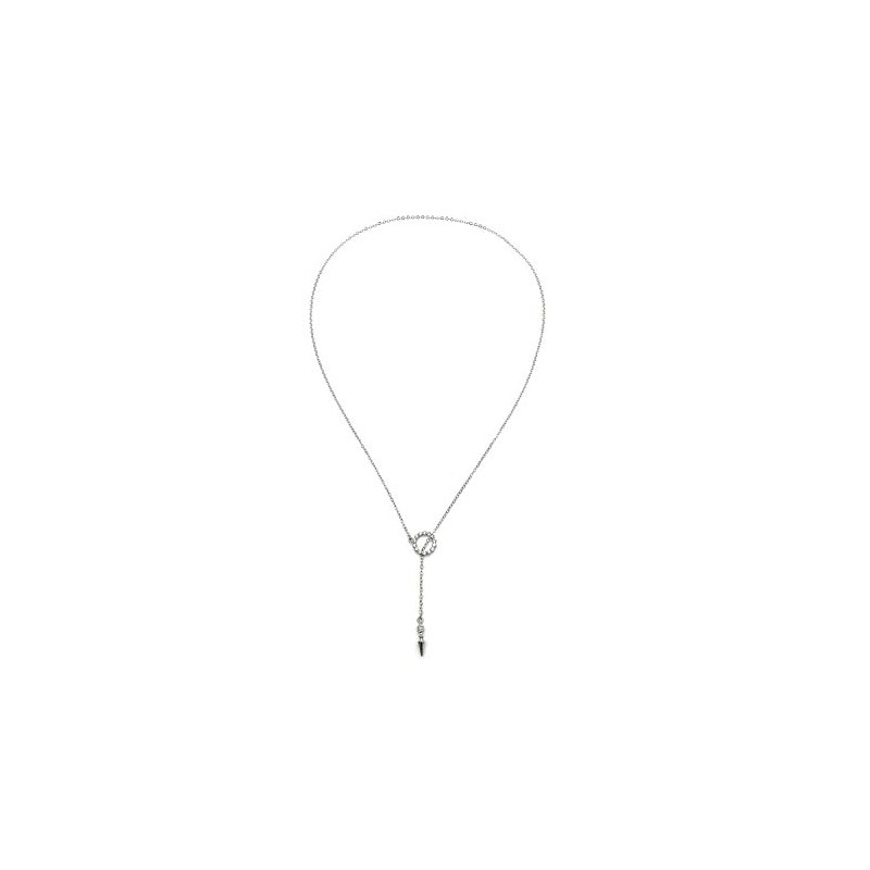 LIBERTY-M BTS Style JIN Jin Necklace Spike Chain with CZ