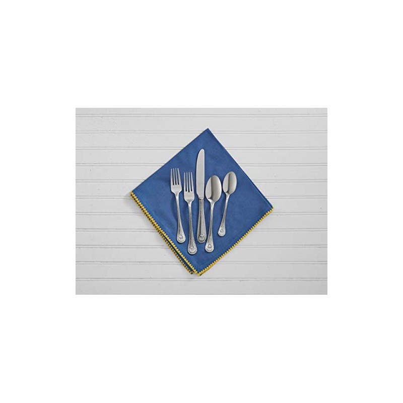 Towle Everyday Nautical Flatware Service for 4, 20 Piece Set,