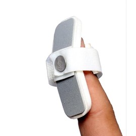 HEALTHANDWEALTH Universal Finger Splint Support and Protect with Precision for Deformity Surgery Recovery, and Broken Fingers