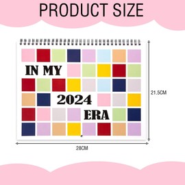 T-aylor Calendar 2024 Calendar and Bookmarks Monthly Planner 2024 Calendar Month to View Calendar 2024 Planner 2024 Calendar Wall Calendars for Girl and Boy Home Office Decoration