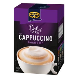 Krüger Cappuccino Amaretto, 10 Portion Bags of 15 g (150 g)