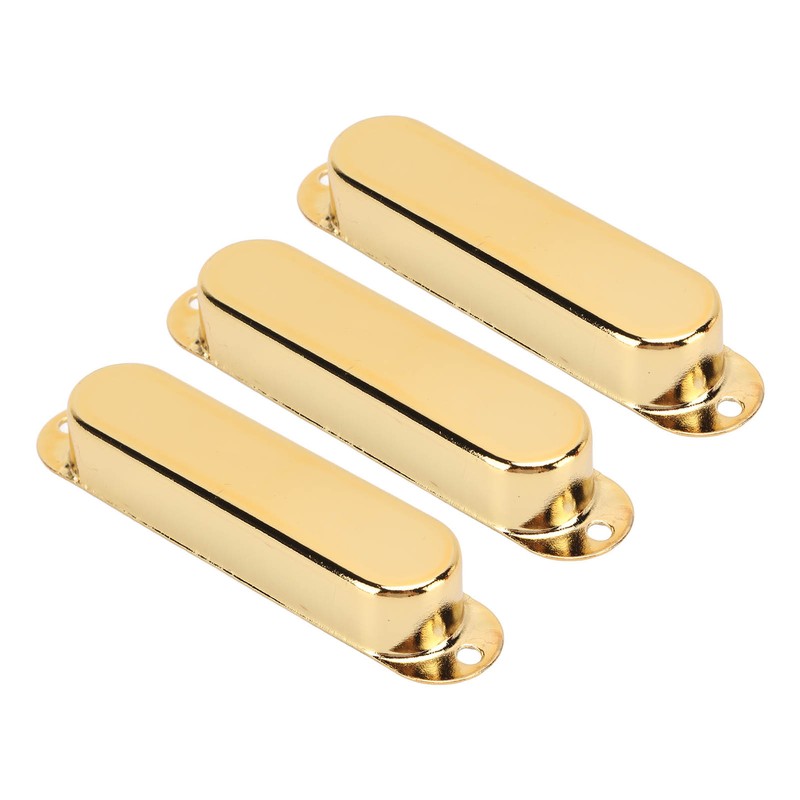 3Pcs Electric Guitar Single Coil Pickup Cover Copper Instrument Accessory