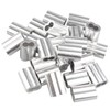 Futheda 25 pcs Aluminum Crimping Loop Sleeve Clips with Double