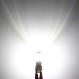 Alla Lighting 4257NA 4257 LED Bulbs Turn Signal Lights Replacement Super Bright 12V Blinker Lamps, 6000K Xenon White